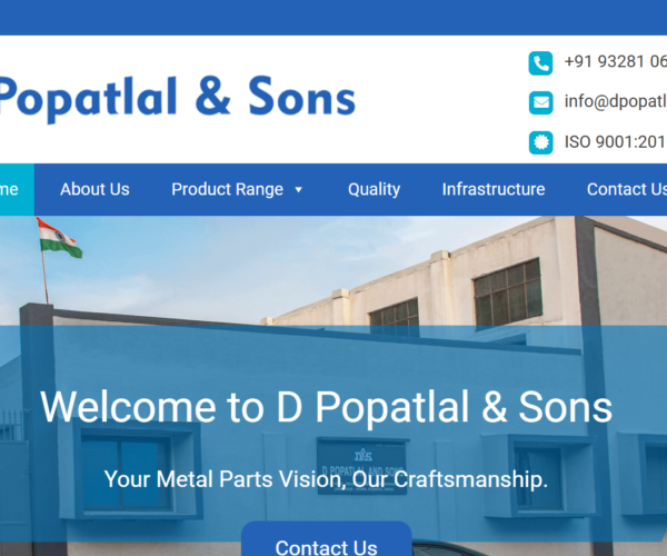 D Popatlal & Sons